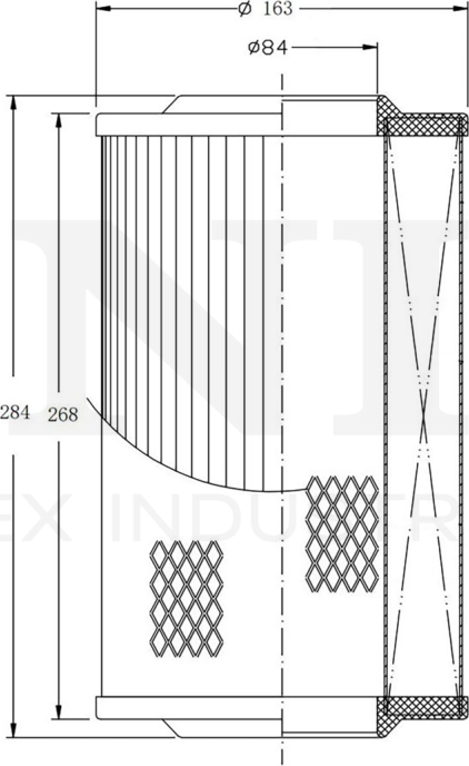Фильтр воздушный (Unio). Артикул FLT-10098