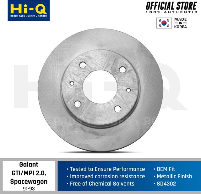 Тормозной диск Sangsin Hi-Q передний для Volvo V40 I 1995-2004. Артикул SD4302