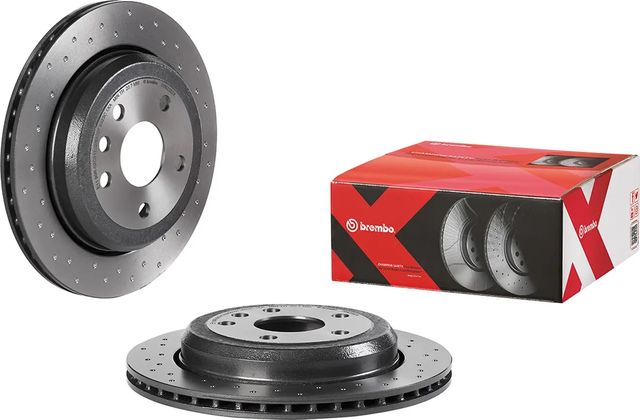 Тормозной диск Brembo XTRA LINE - Xtra задний для Dodge Durango III 2011-2026. Артикул 09.N235.2X