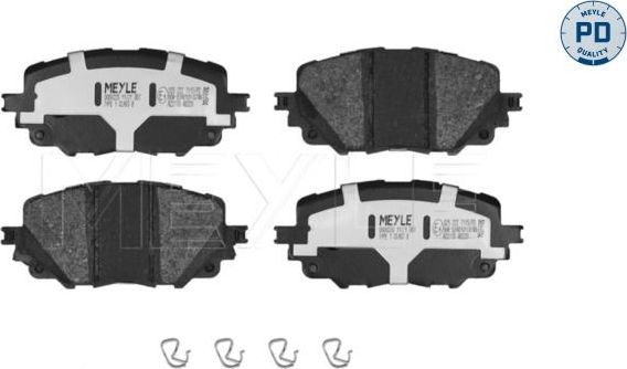 Тормозные колодки Meyle PD. Артикул 025 222 7115/PD