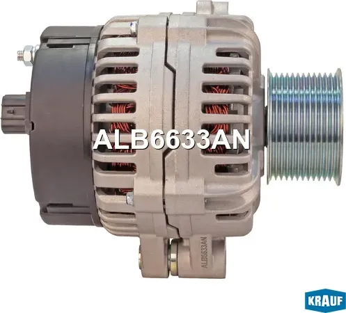 Генератор cо шкивом 6  ручьев Krauf. Артикул ALB6633AN