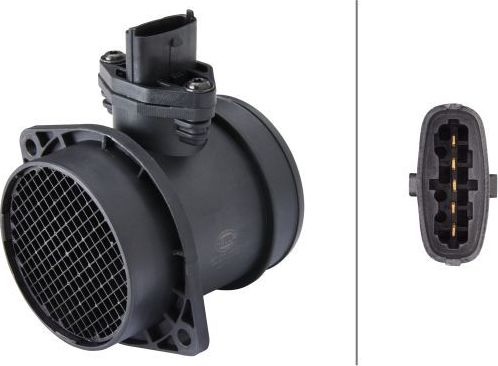 Датчик массового расхода воздуха (ДМРВ) Hella для Volvo S60 I 2000-2010. Артикул 8ET 009 142-991