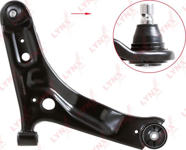 Поперечный рычаг передней подвески LYNXauto правый для Kia Picanto I 2004-2011. Артикул C5157R