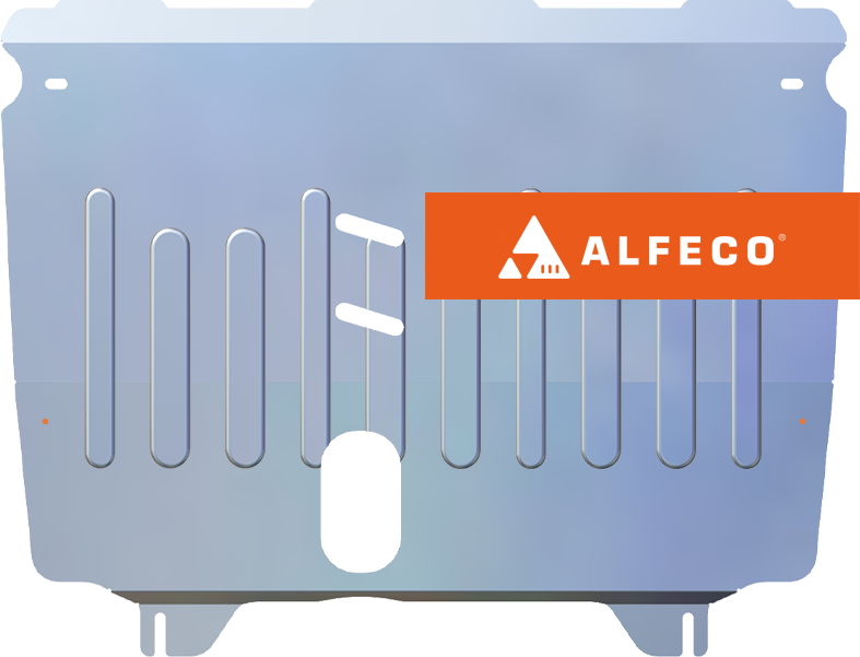 Защита алюминиевая Alfeco (4мм) для картера и КПП Changan CS75 Plus 2021-2026. Артикул ALF.57.26 AL4