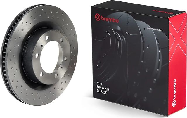 Тормозной диск Brembo XTRA LINE - Xtra для Lexus GX II 2010-2026. Артикул 09.B634.1X
