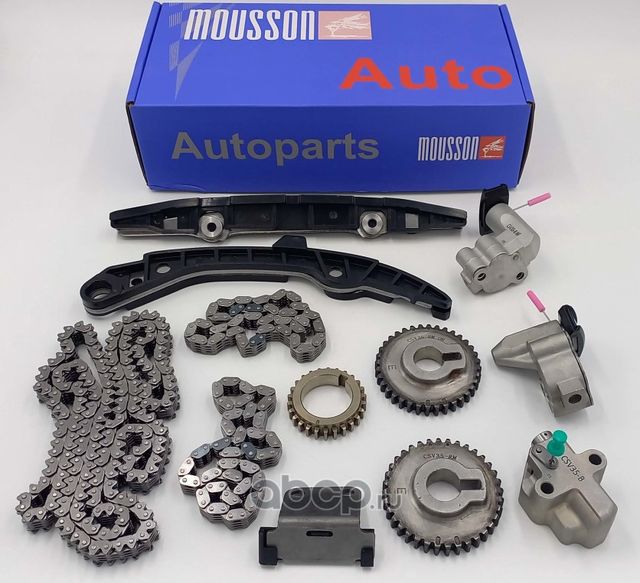 Комплект цепи ГРМ Nissan 3,7L VQ37VHR (Mousson). Артикул STKVQ37V