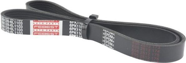 Приводной ремень поликлиновой Febest. Артикул 88128-6L1103