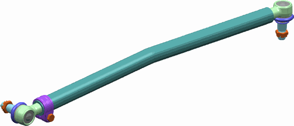 Рулевая тяга продольная Lemforder. Артикул 22296 01