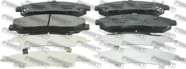 Тормозные колодки Febest передние для Honda Pilot II 2009-2015. Артикул 0301-YD2F