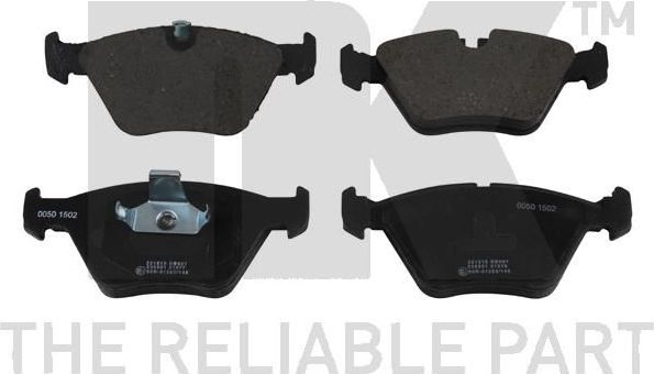 Тормозные колодки NK передние для BMW 5 IV (E39) 1995-2004. Артикул 221519