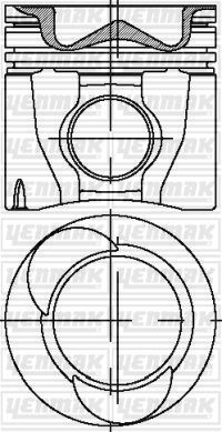 Поршень Yenmak. Артикул 31-03319-000