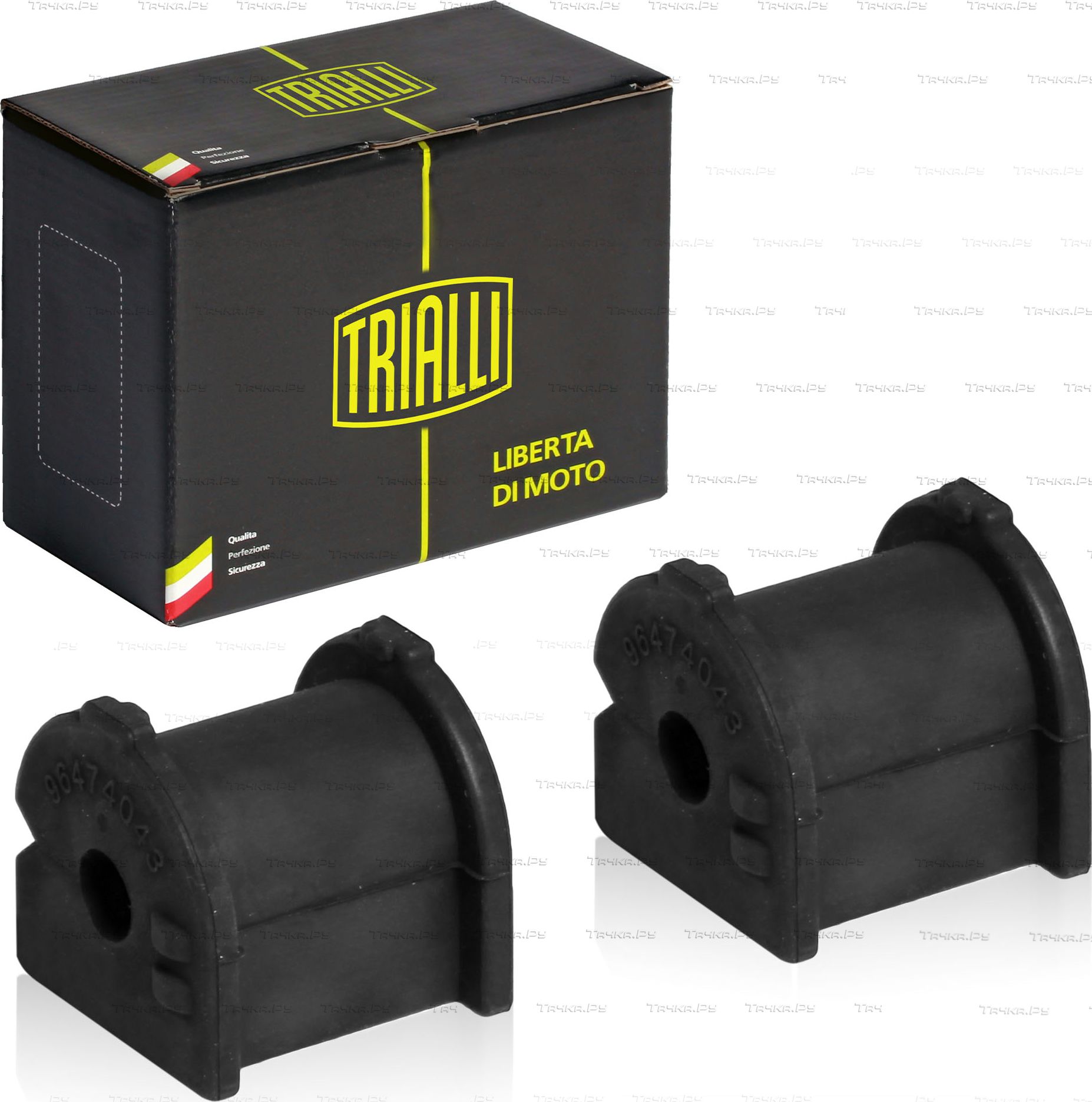Втулки стабилизатора Trialli задние для Chevrolet Nubira 2005-2011. Артикул RB 0534