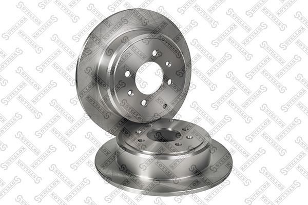 Тормозной диск Stellox задний для Peugeot 406 I 1995-2004. Артикул 6020-3721-SX