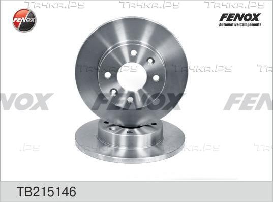 Тормозной диск Fenox передний для Renault Twingo II 2007-2014. Артикул TB215146