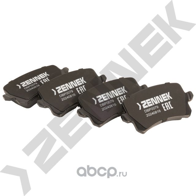 Колодки тормозные дисковые задние (не подготовленно для датчика износа) VW GOLF (Zennek). Артикул DBP0079