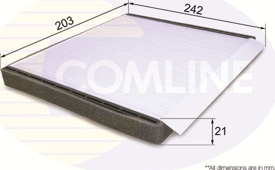 Салонный фильтр Comline. Артикул EKF203
