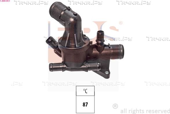 Термостат EPS Made in Italy - OE Equivalent для Renault Grand Scenic III 2011-2015. Артикул 1.880.951