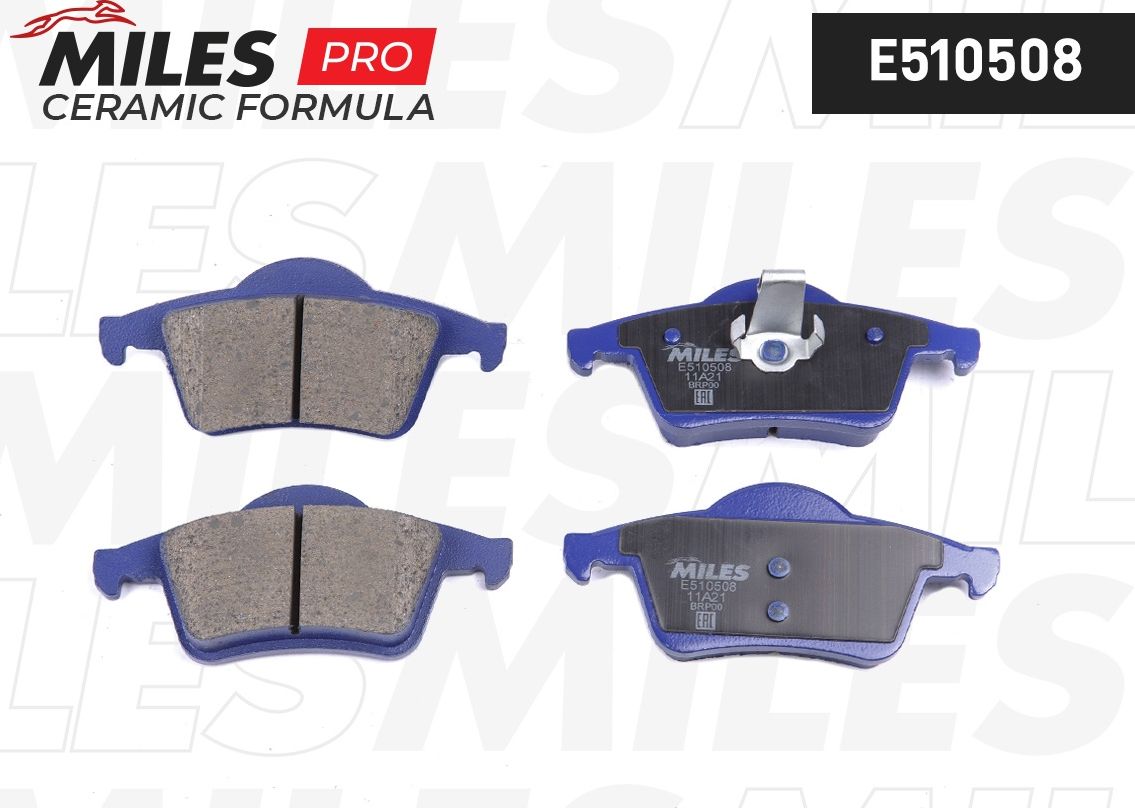 Тормозные колодки Miles (Керамика). Артикул E510508