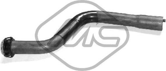 Патрубок радиатора (системы охлаждения) Metalcaucho. Артикул 08376