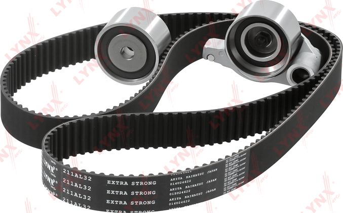 Ремень ГРМ с роликами (комплект) LYNXauto. Артикул PK-1372