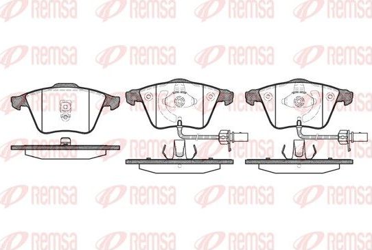 Тормозные колодки Remsa. Артикул 0964.02