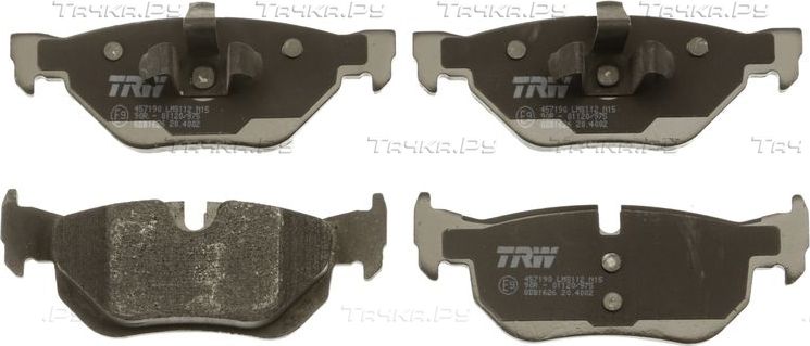 Тормозные колодки TRW COTEC задние для BMW 1 I (E81/E82/E87/E88) 2004-2012. Артикул GDB1626