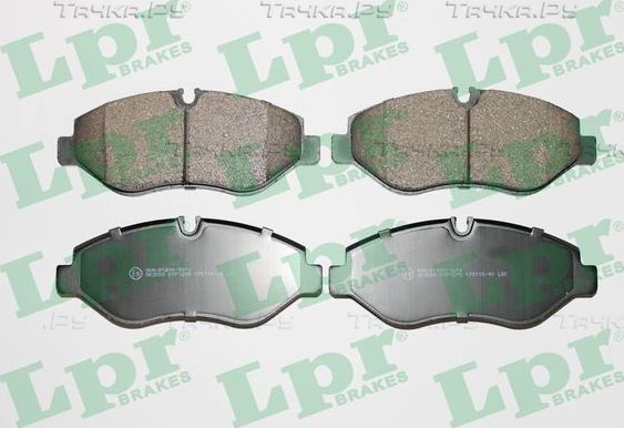 Тормозные колодки LPR передние для Mercedes-Benz Sprinter 906 2006-2026. Артикул 05P1275