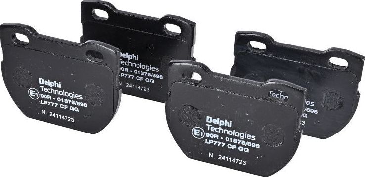 Тормозные колодки Delphi (Low-Metallic). Артикул LP777