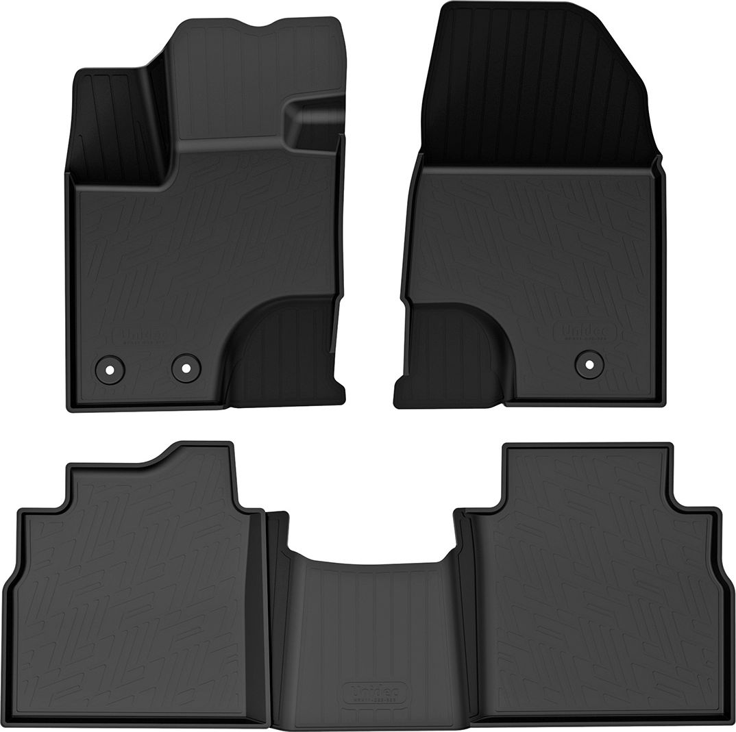 Коврики 3D Норпласт для салона Haval F7 II 4WD 2024-2026 ЧЕРНЫЙ. Артикул NPA11-C28-323