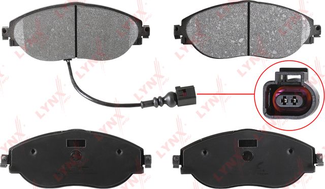 Тормозные колодки LYNXauto для Volkswagen Tiguan II 2016-2026. Артикул BD-8042