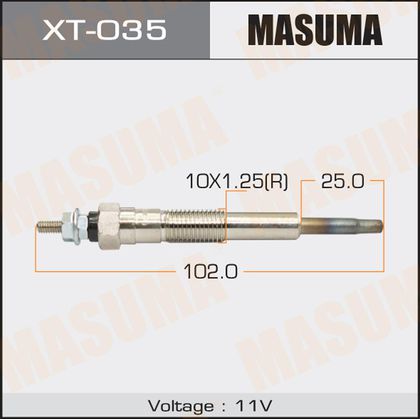 Свеча накаливания (накала) Masuma. Артикул XT-035
