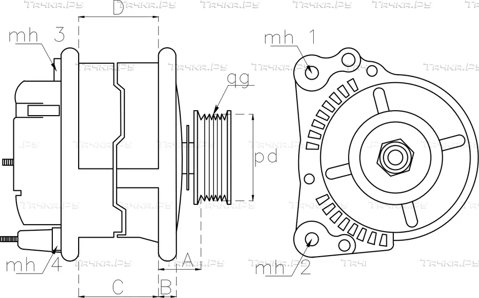 ГЕНЕРАТОР (Tesla Technics). Артикул TT12685
