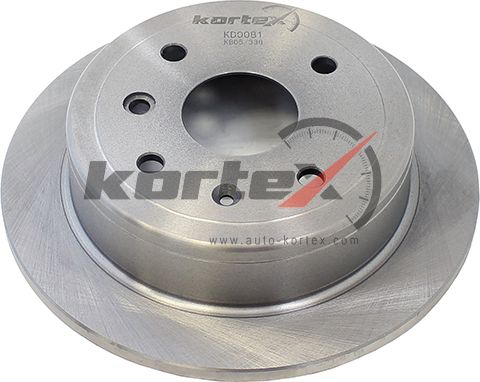 Диск тормозной CHEVROLET Lacetti (03-) задний (1шт.) (мин.2шт.) KORTEX. Артикул KD0081