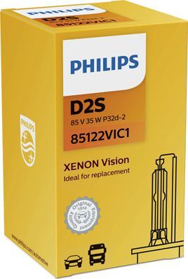 D2S 85V-35W (P32d-2)  4400K Vision (Philips) Philips Xenon Vision. Артикул 85122VIC1