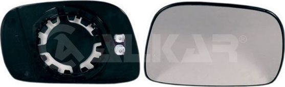Зеркальное стекло бокового зеркала Alkar правое для Opel Agila A 2000-2007. Артикул 6432427