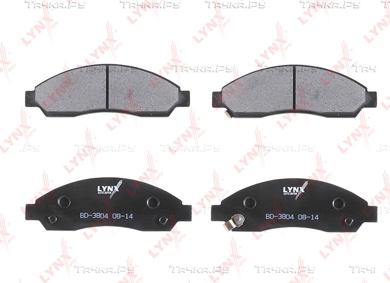 Тормозные колодки LYNXauto для Isuzu D-Max I 2002-2012. Артикул BD-3804
