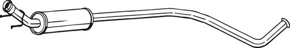 Глушитель Bosal для Citroen C4 I 2008-2010. Артикул 287-287