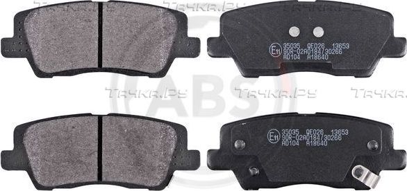 Тормозные колодки ABS. Артикул 35035