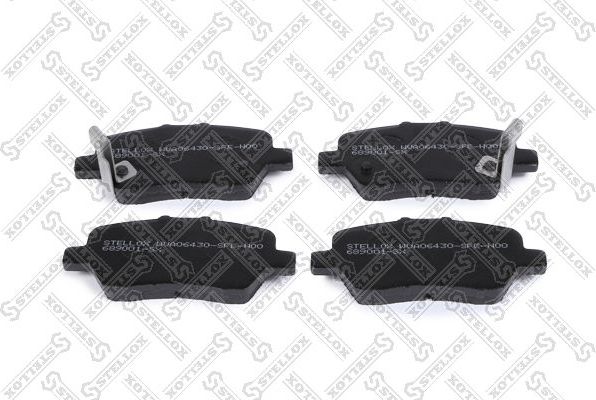 Тормозные колодки Stellox задние для Honda Stream I 2001-2006. Артикул 689 001-SX