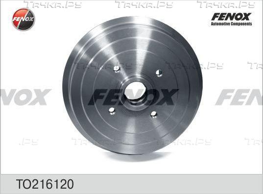 Тормозной барабан Fenox задний для Daewoo Prince 1993-1998. Артикул TO216120