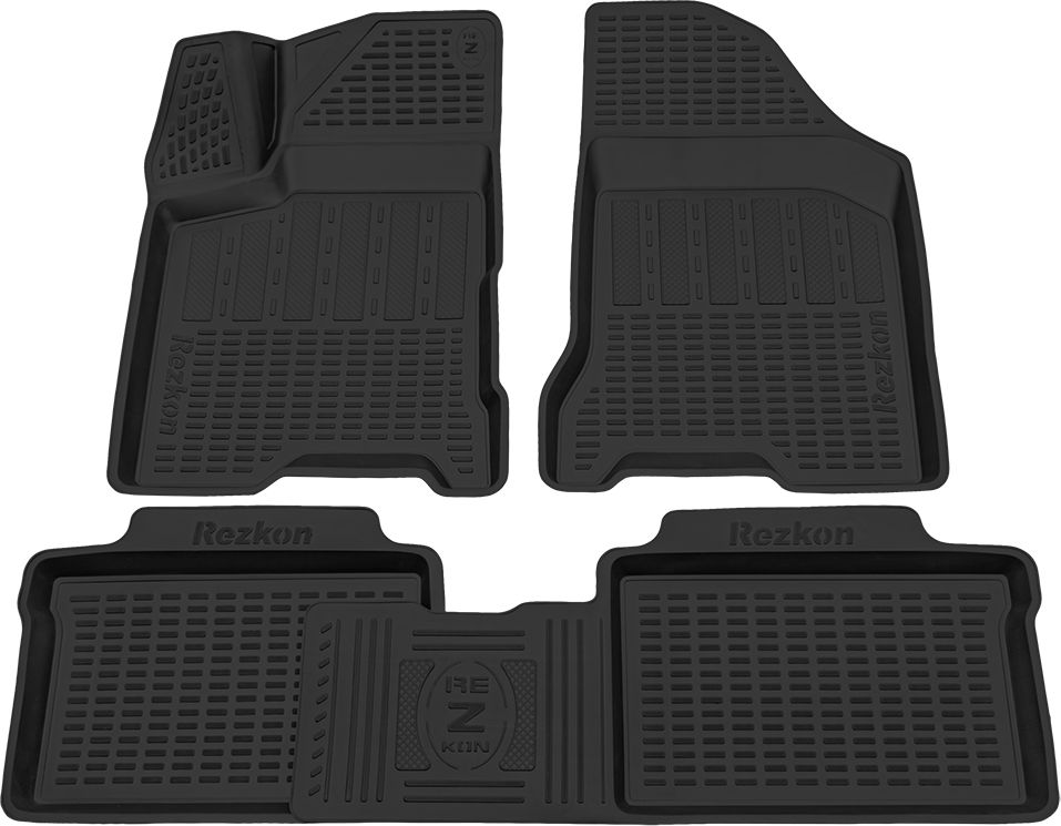 Коврики Rezkon 3D полиуретановые для салона Lada Vesta 2015-2026. Артикул 0539045200