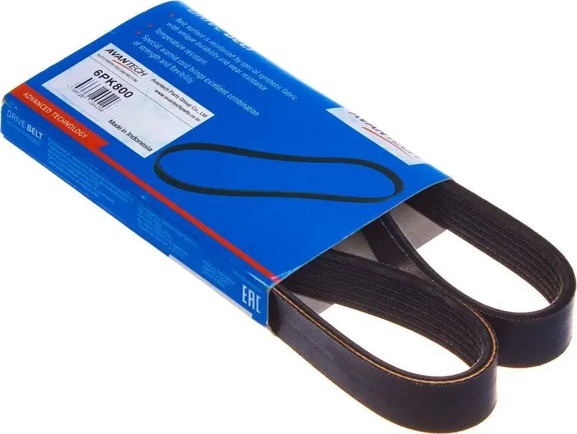 Ремень приводной (Avantech). Артикул 6PK800