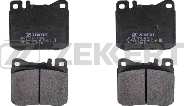 Тормозные колодки Zekkert передние для Mercedes-Benz W123 1977-1985. Артикул BS-2959