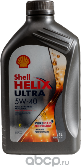Масло моторное HELIX ULTRA 5W40 синт 1л SHELL. Артикул 550052677