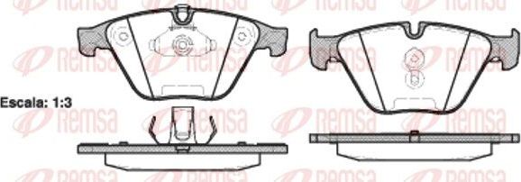 Тормозные колодки Remsa. Артикул 0857.20