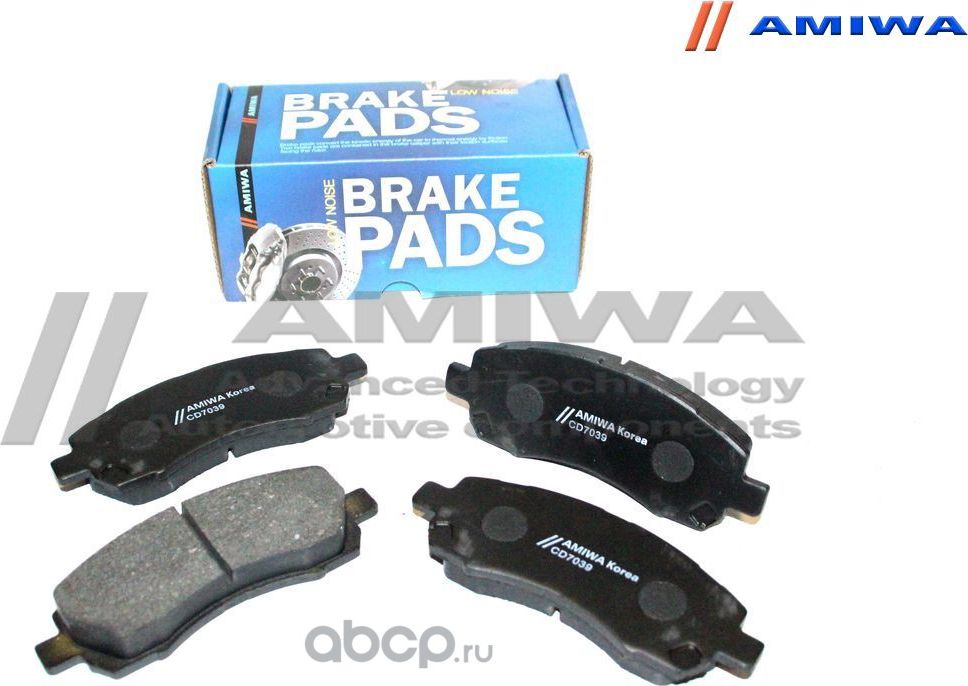 Колодки тормозные передние (Amiwa). Артикул CD7039