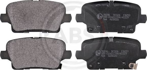 Тормозные колодки ABS. Артикул 35206