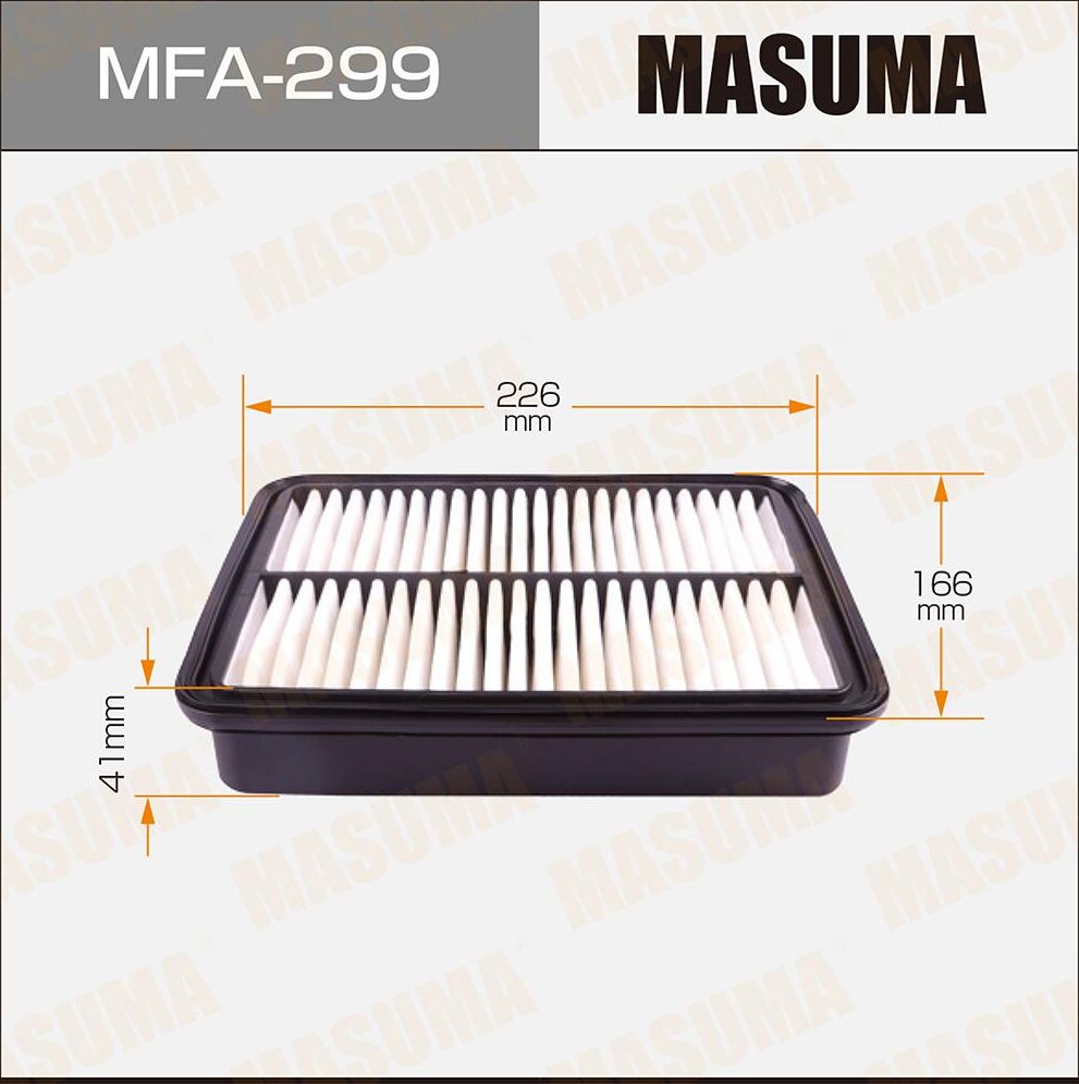 Воздушный фильтр Masuma. Артикул MFA-299