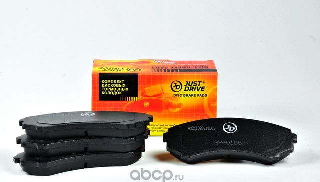 Колодки тормозные, передние D6085H (Just Drive). Артикул JBP0106