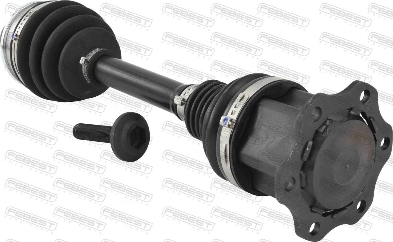 Полуось (привод в сборе, приводной вал) Febest. Артикул 1714-8WF